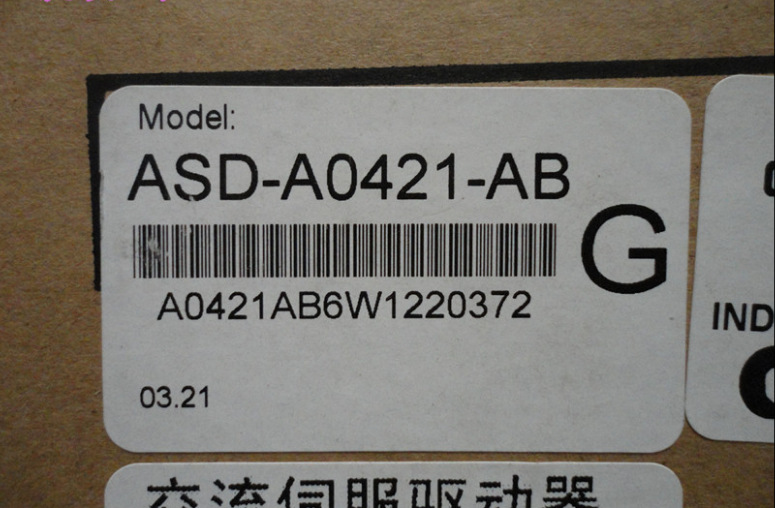 台达ASDA-AB系列 ASD-A0421-AB 伺服电机驱动器