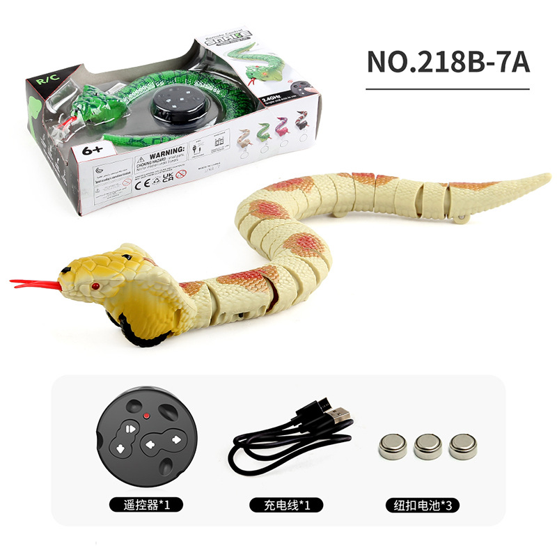 Ratón de simulación de control remoto por infrarrojos eléctrico transfronterizo Cobra Toda la persona parodia modelo animal juguete juguete para mascotas