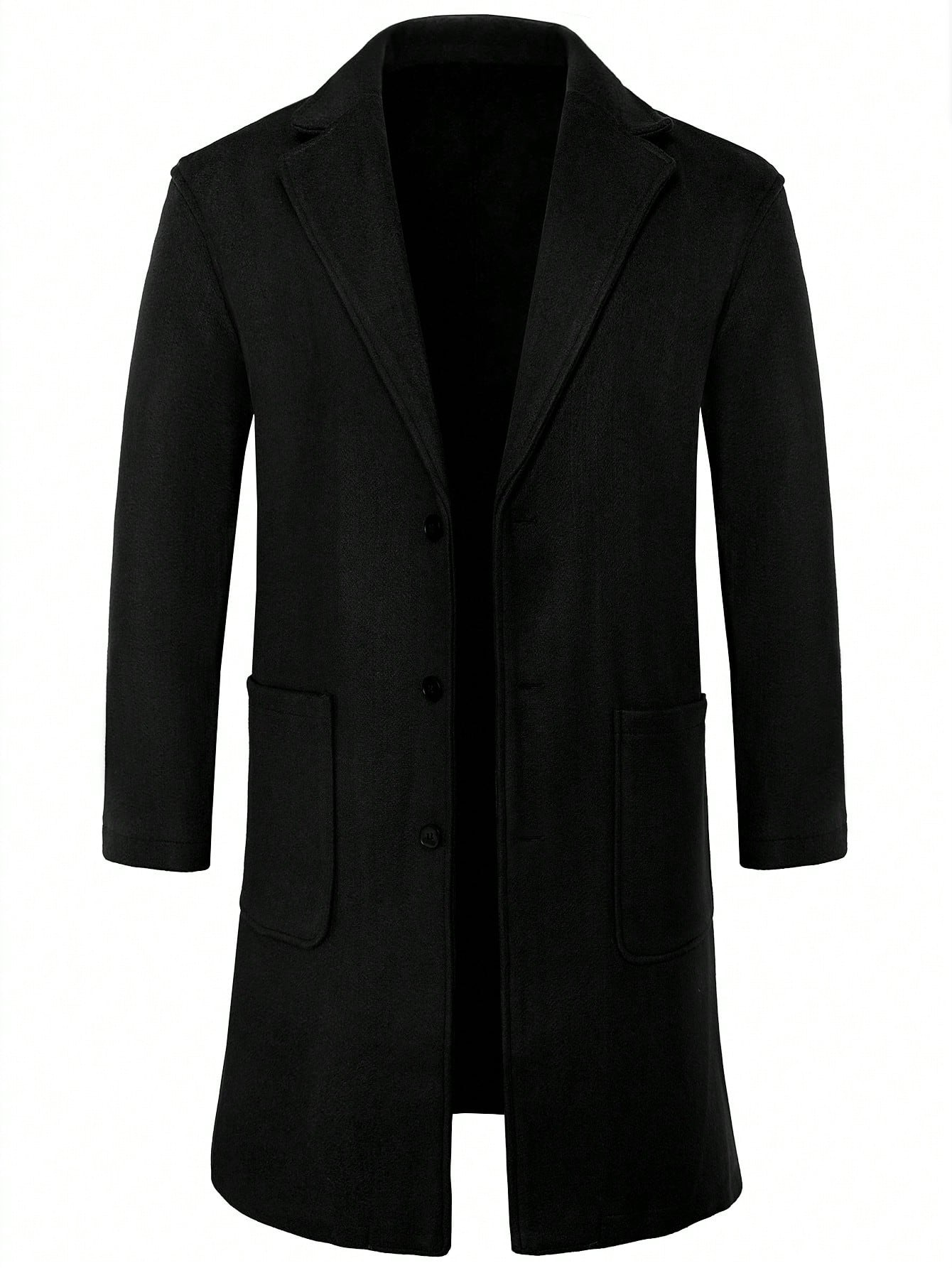 Otoño y invierno de 2025, ropa de hombre transfronteriza europea y americana de una sola fila de abrazaderas de tween chaqueta de tween Amazon temu124