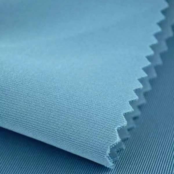 240g capa de aire poliester de alta elasticidad poliéster tejido lecaba ropa deportiva sombrero tela de juguete