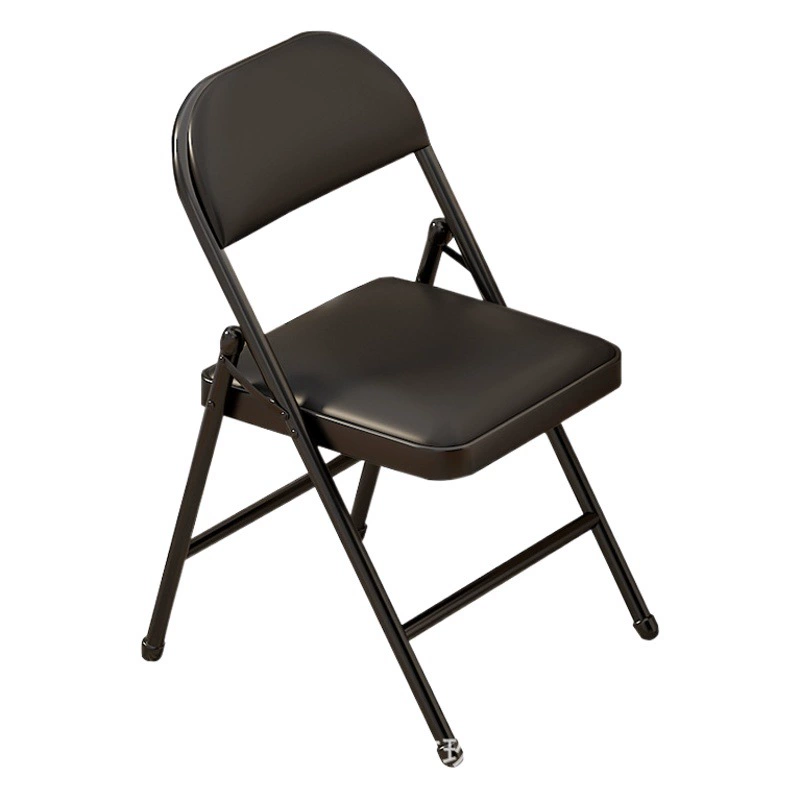 Оптовая продажа фабрики стул простой многофункциональный пластиковый складной офисный стул для отдыха со спинкой Белый открытый стул