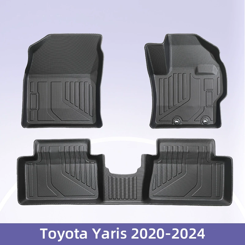 Подходит для Toyota Yaris Топливо 2020-2024 3D 24/7 Материал TPE Подставка для багажника