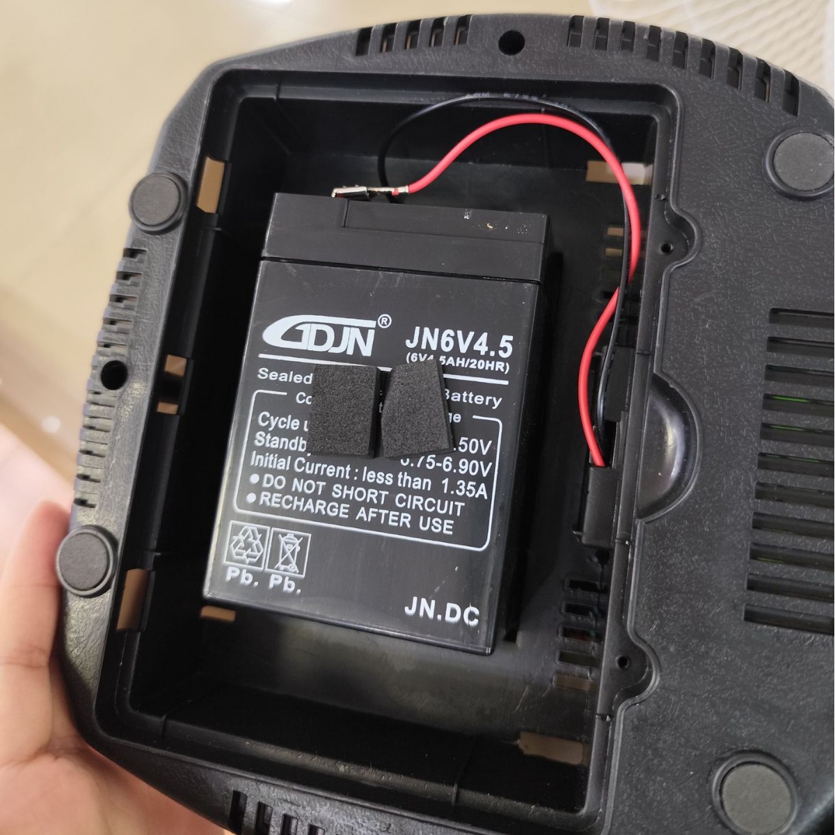 JN����6V4.5AH ���������Яʽ���̫���ܷ��ȵ�ء�LED�Ƶ��ӳ�