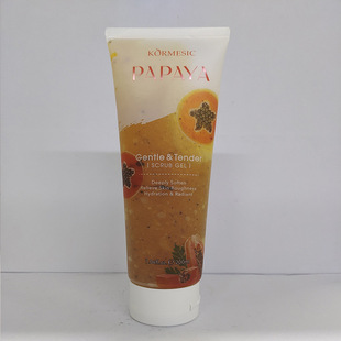 Bpom Indonesia Kormesic Papaya Scrub Gel Frosting Gel Cross-Border Export Manufacturer Wholesale Cleaning