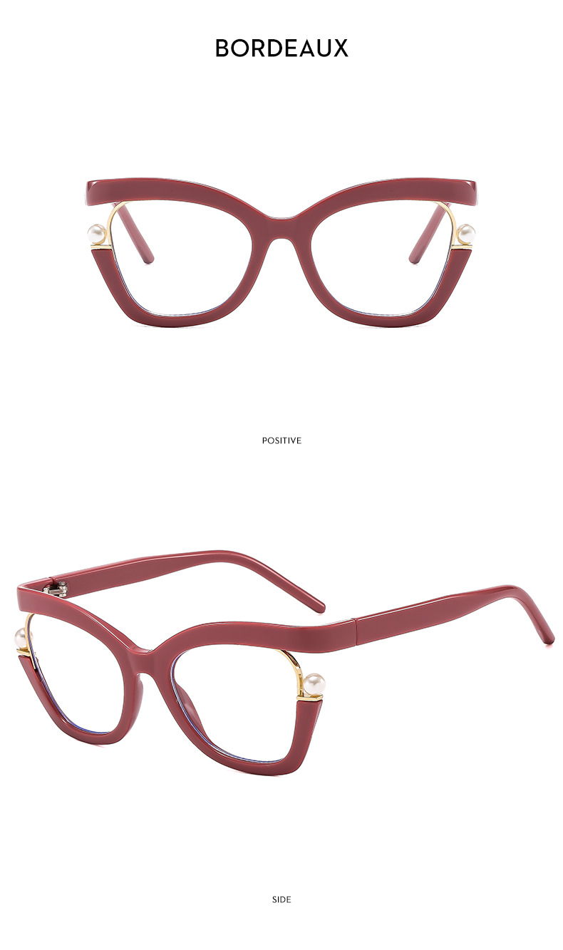 65g Weight Full rim frame Glasses Structure Glasses Classification PC Lens Material Casual, Holiday, Outdoor Occasion Geometric Pattern Women's Gender Y2K, IG Style Style Y2K IG Style Geometric PC Full Rim Frame Optical Glasses 18