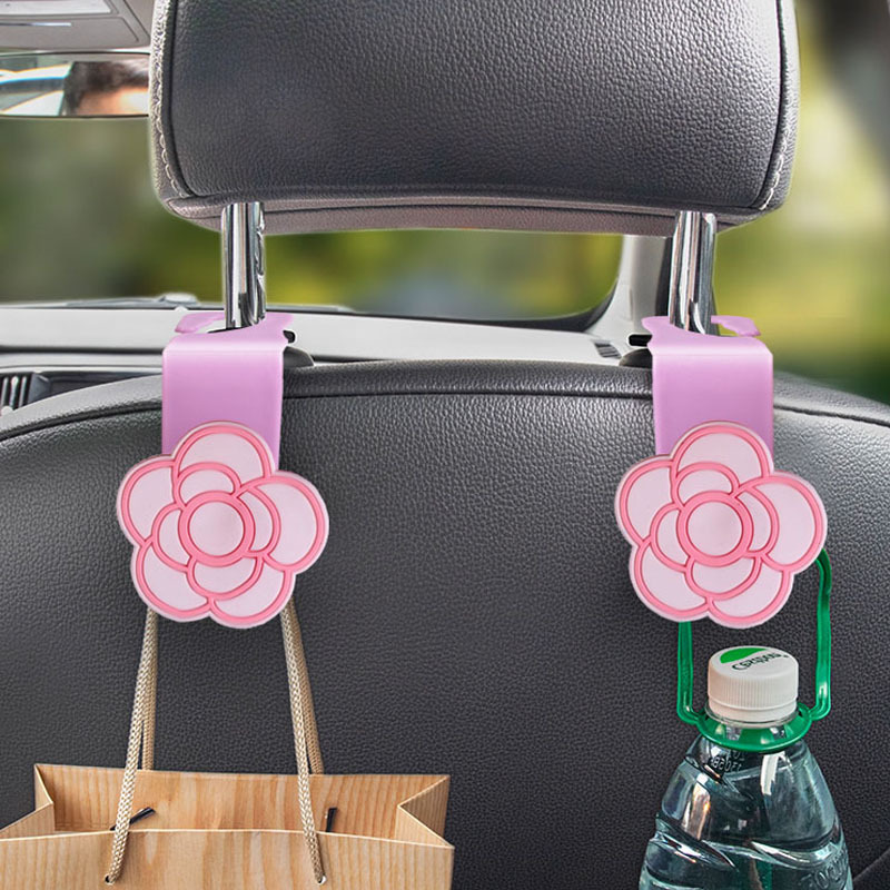 Meiyesi suministros de decoración de automóviles silla trasera gancho de coche celebridad de Internet hermoso gancho de dibujos animados suministros de la serie de almacenamiento