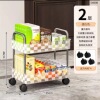 2501 transparent color 2-layer cart