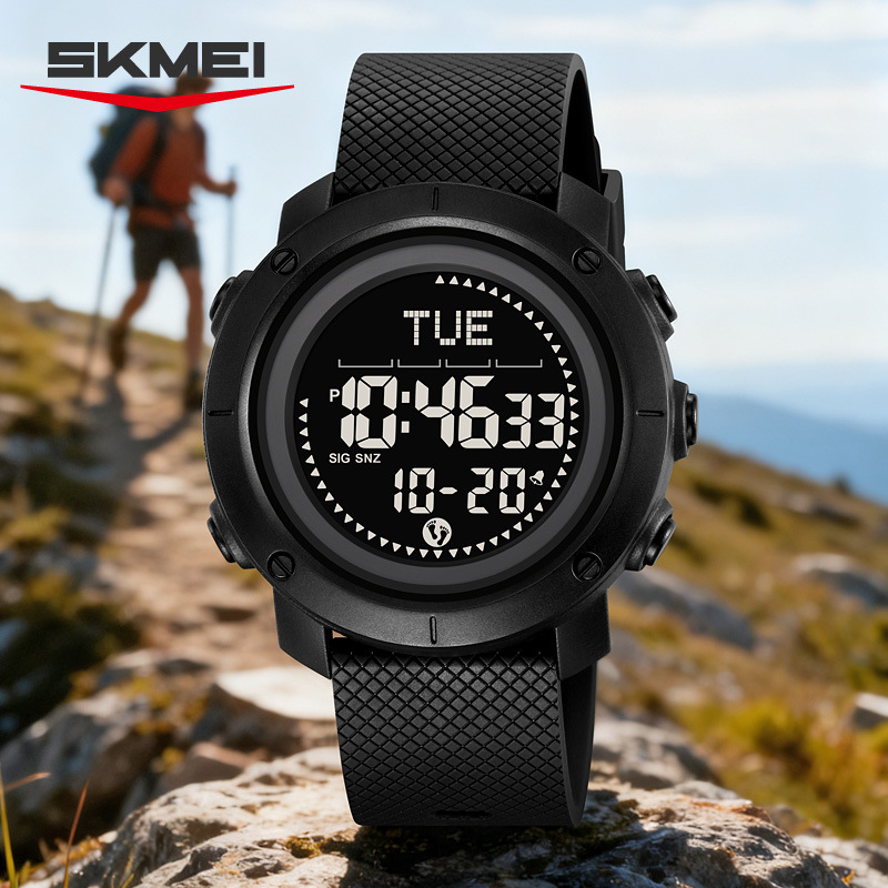 Time Beauty Sports Beat Step Electronic Watch Multifunctional Outdoor Waterproof Compass Watch Student Watch Wholesale