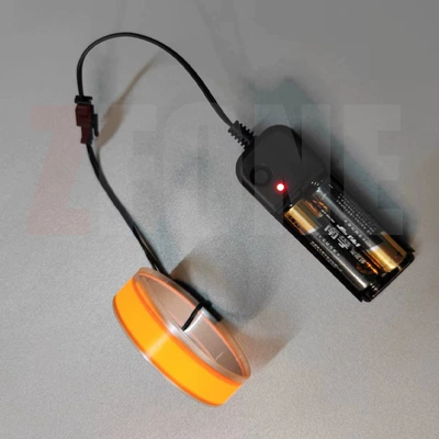 Strip 12V Battery Cold Light Sheet – Cold light sheet - orange-1cm50cm-with-battery-box