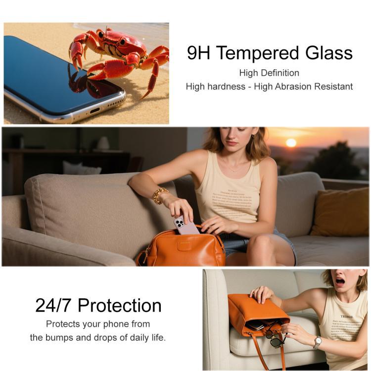 Aplicable para iPhone 17 / 17 Pro Película de vidrio templado serie H de Amek