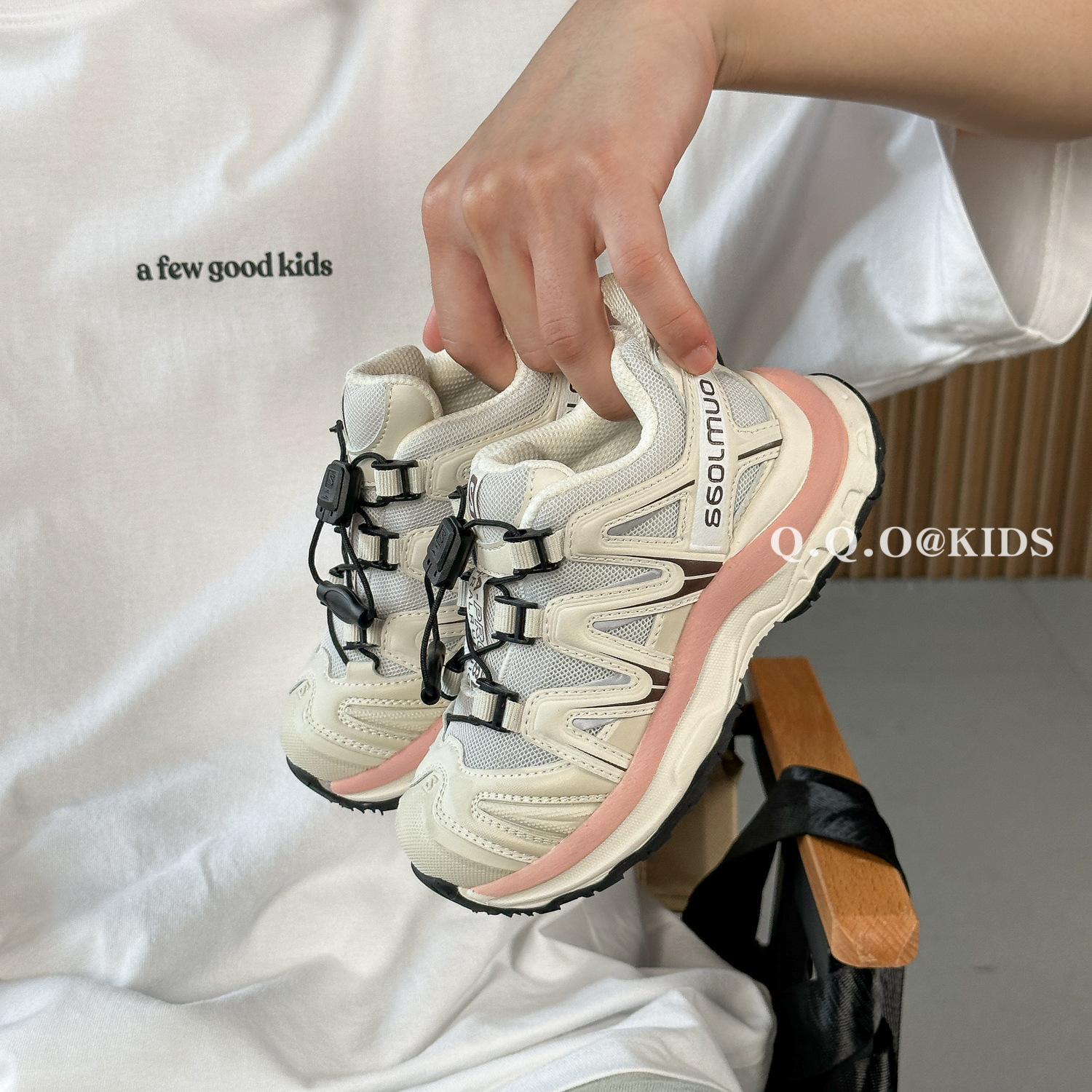 QQO Children's Shoes 2023 Autumn New Children's Breathable Outdoor Sports Shoes Korean Edition Boys and Girls'_voghion.com
