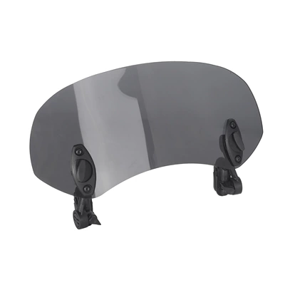 Suitable for Cross-Border Hot-Selling Motorcycle Modifications, Height-Adjustable Small Windscreen, Adjustable Wind Deflector (Motorcycle front windshield) - small-windshield-dark-purple-gray