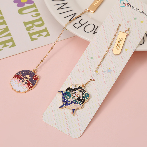 New bookmark Wandering Earth Metal Alloy Bookmark Simple Creative…