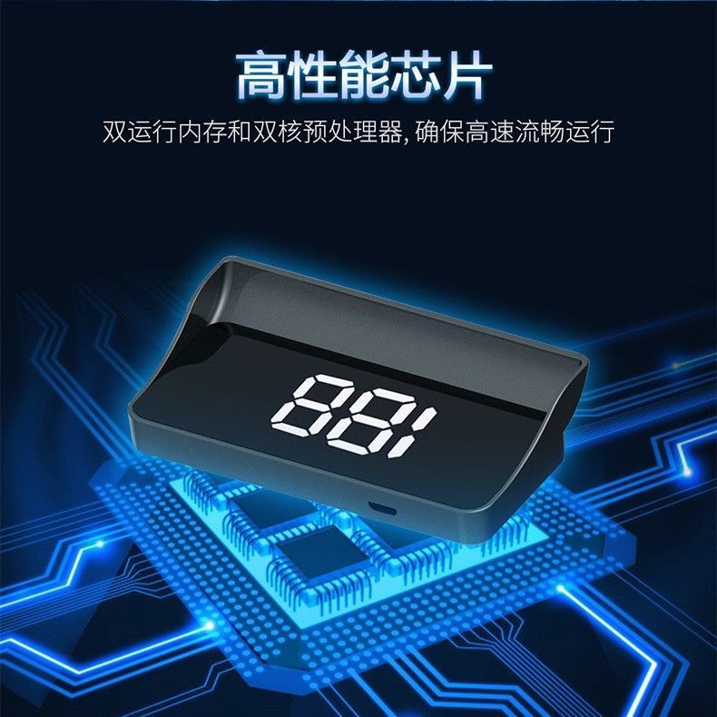 L5U2024 Auto Update Car Universal Car Electronic Dog GPS Beidou HUD Head-up Display HD