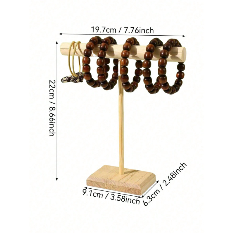 우드 컬러 미디엄 팔찌 스탠드