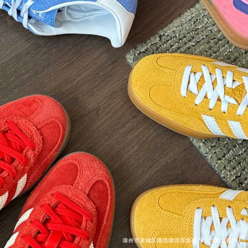 Nagata Pure Original Moral Training Women's Shoes Gazelle Red Strawberry Bear Casual Sports T-Head Shoes Samba Adidas Training Shoes