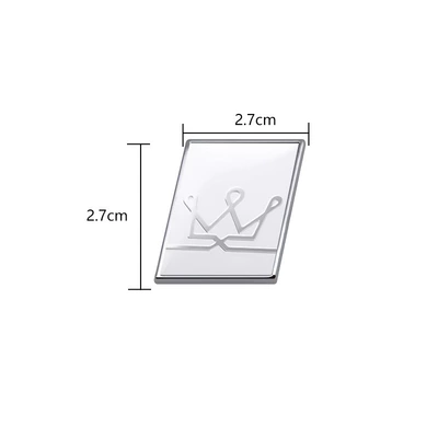 Mile Rd Labeling, Car logo - crown-silver
