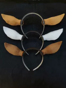 Ободок с ушами и рогами оленя аксессуар для фотосессий и DIY