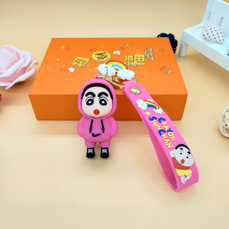 クロスボーダーかわいいクレヨンしんちゃんキーホルダー漫画人形クレヨンしんちゃんペンダントペンダント車の小さなギフト卸売|undefined