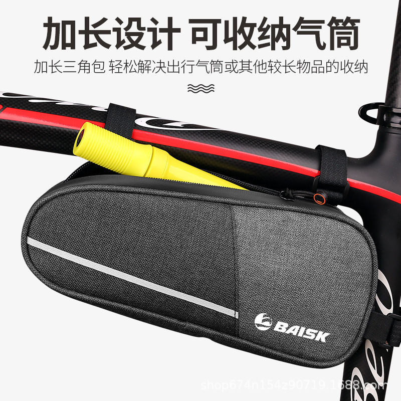 Bolsa de bicicleta bolsa de ciclismo bolsa de almacenamiento de bicicleta de montaña pegatinas reflectantes bicicleta de carretera bolsa de haz Portátil Bolsa de ciclismo