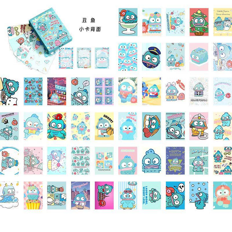 Лазерные карточки Sanrio: Cuolomi Merte Titana Paqu Dog, набор маленьких карточек 50 штук, коллекционные карточки