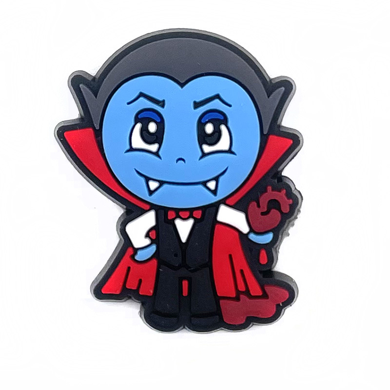 Nuevos zapatos de Halloween zapatos de flores hebilla Croc zapatos de jardín hebilla decorativa