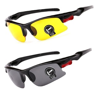 European and American riding glasses night driving fishing glasses men's day and night dual-purpose sunglasses anti-high beam glasses