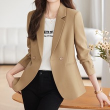 女春秋2024新款气质修身西服上衣春装春款韩版时尚女士小西装外套