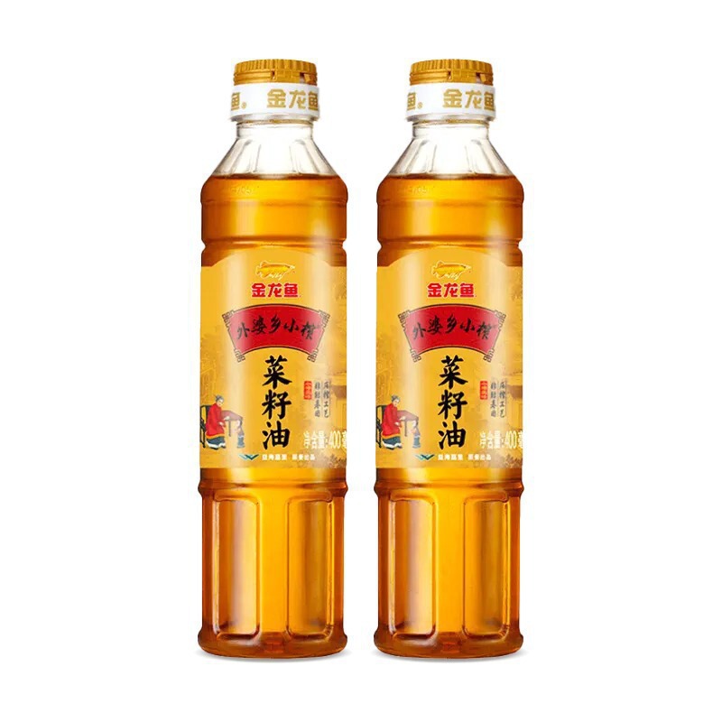 アロワナ菜種油おばあちゃんの故郷の小さな圧搾菜種油食用油 400 ミリリットル家庭用小ボトル|undefined
