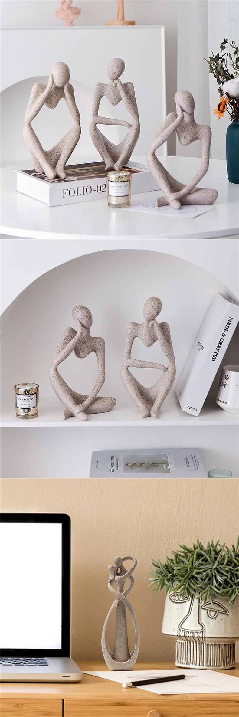 Abstrakte Figur Denker Kunstwerk