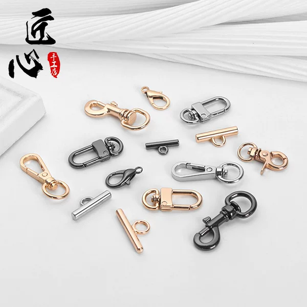 plate buckle bag with diy hardware accessories hook buckle head maintenance hook shoulder strap chain lock buckle modification accessories
