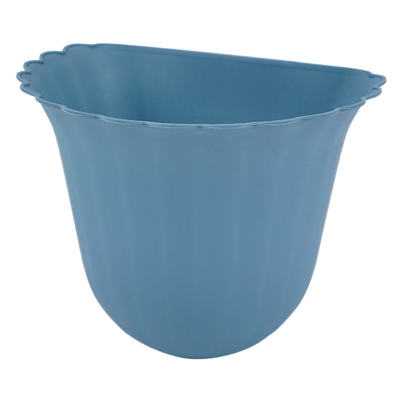 Papelera de cocina de basura en la pared del hogar-baño libre con tapa gabinete puerta colgante de plástico cesta de papel de basura