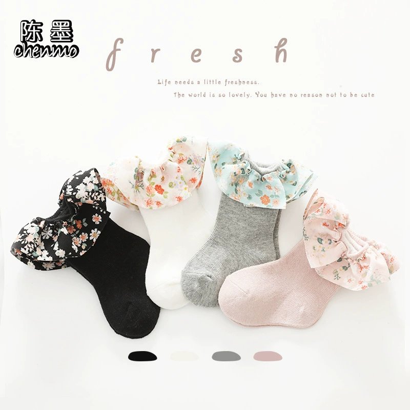 Тонкие летние детские осенние Knee Socks для принцессы, до средней длины