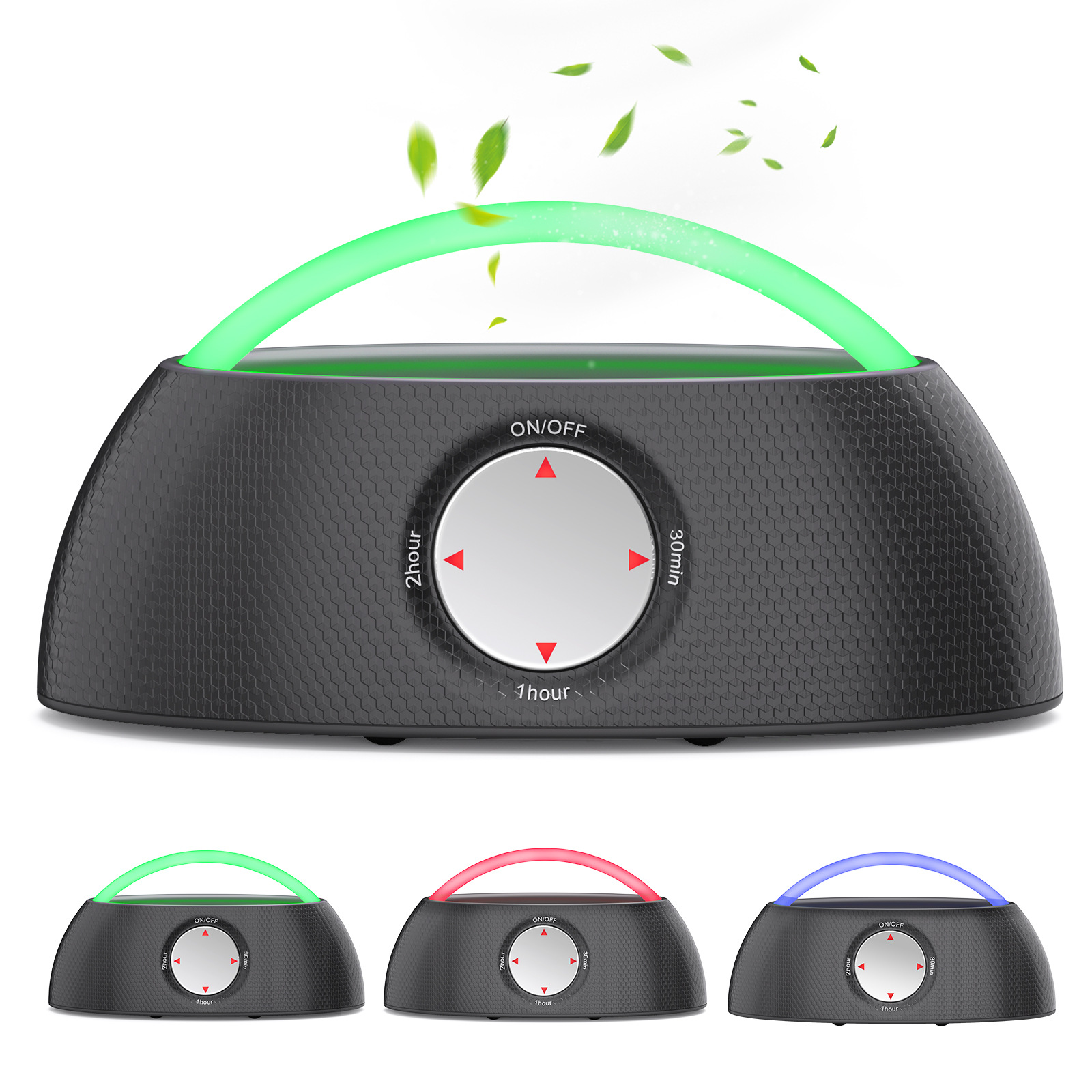 Customized rechargeable ozone generator with negative ions
