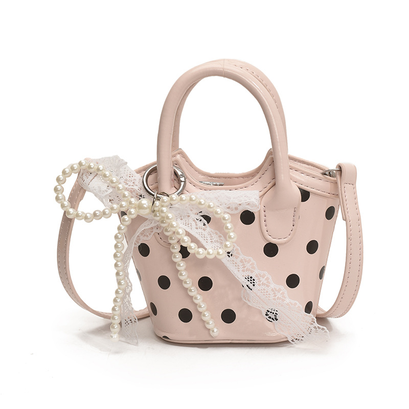 Bolso de moda coreano 2025 verano nuevo bolso femenino diseño de nicho bolso de hombro mini bolso de mensajero de lunares marea