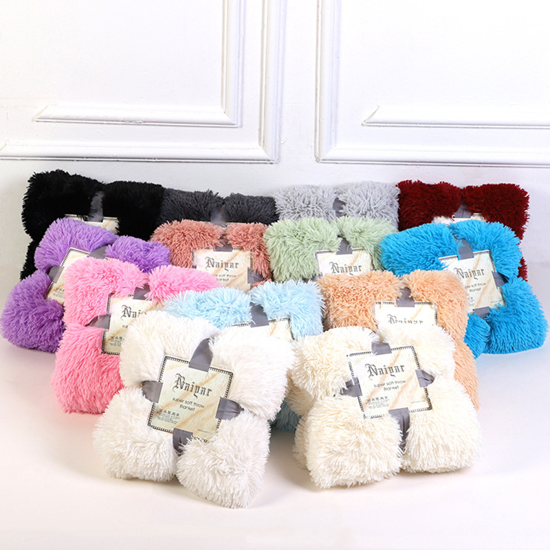 double-deck thickening Autumn and winter Blanket Fleece gift children Blanket Blanket Plush PV Carpet Cross border wholesale