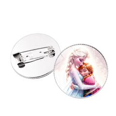 冰雪奇緣主題胸針女高級感高端熱賣配飾愛莎安娜公主別針徽章裝飾