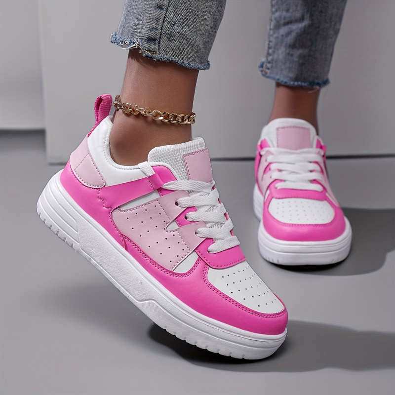 2026 Autumn and Winter Cross-Border Foreign Trade New European and American Style Women's Sports Shoes Floor-Mopping Walking Tennis Shoes Breathable