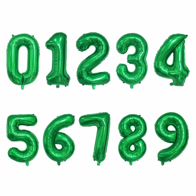 Digital green balloon