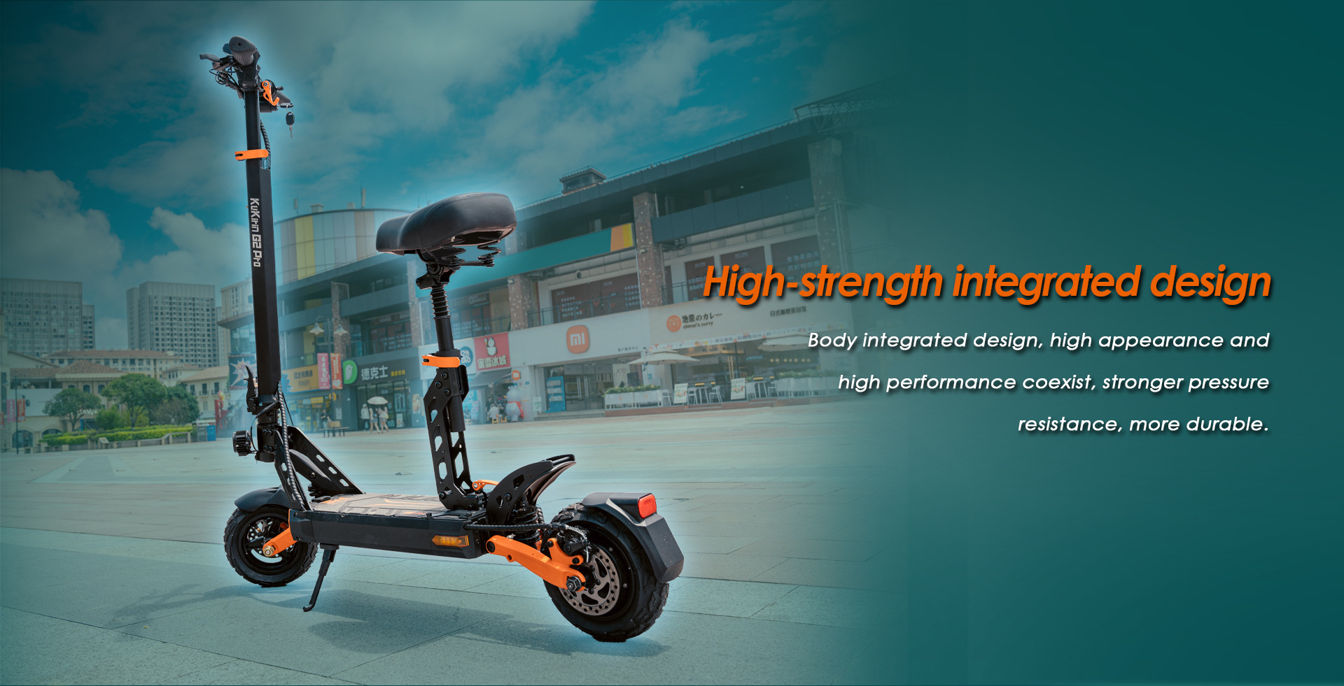 Kukirin G2Pro Electric Scooter Can Be Used for Sitting and Riding, Three-In-One 90% off Wheel Electric Mobility Scooter