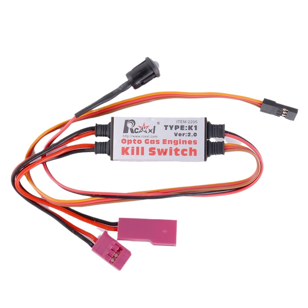 Rcexl Asil aviones modelo remoto apagado interruptor gasolina ala fija aviones motor V2.0 versión CDI