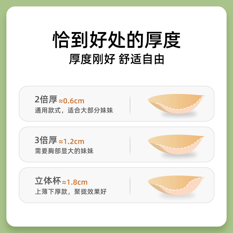宝娜斯硅胶胸贴小胸显大吊带婚纱用隐形文胸平胸聚拢上托薄款乳贴|undefined