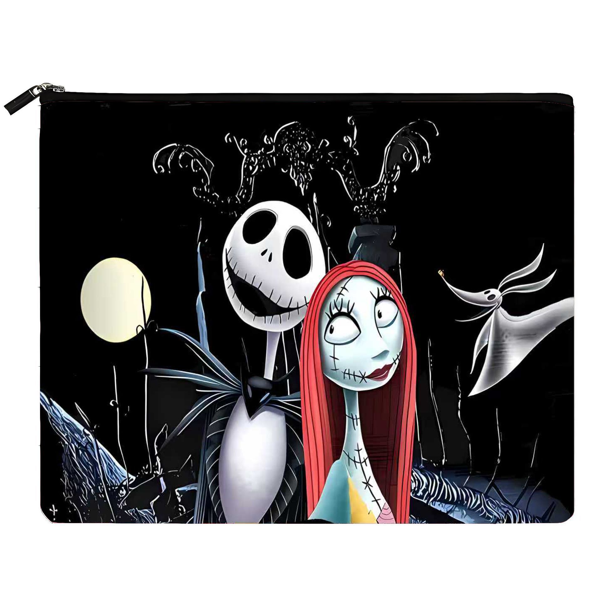 Explosiones transfronterizas zombie novia Halloween dibujos animados patrón de doble impresión bolsa de viaje fábrica directa