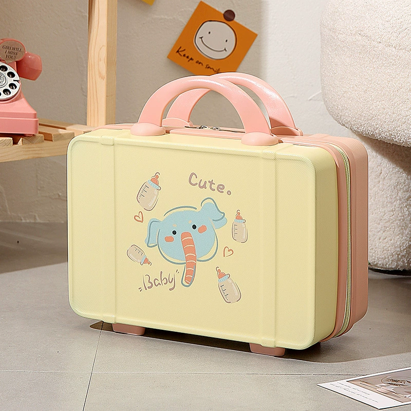 Путешествие маленький ретро чемоданчик handsont storage box, косметичка, 14 дюймов