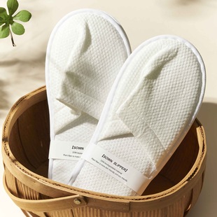 Japanese All-Season Slippers for Guests, Disposable Hotel Slippers, Thickeneded Travel and Home Non-Slip Slippers