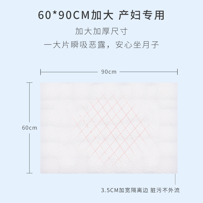 Postpartum Maternity Pads Adult Disposable Large 60x90 Postpartum Adult Care Pad Urinary Pad Menstrual Pad