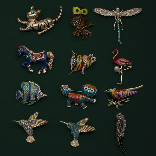 creative men's brooch
