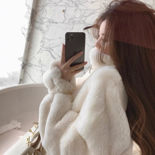 2024 Winter New Plush Coat Collar All-match Small Men Popular Online Hot Style Student Chanel Style Furry Trendy