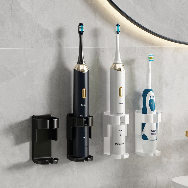 Toothbrush holder without drilling, tooth cup, toothbrush wall-mounted bracket, bathroom wall-mounted electric toothbrush set