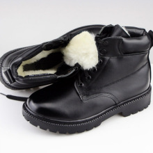 冬季加厚羊毛保暖棉皮鞋男户外高帮防滑耐磨工装靴军勾东北雪地靴